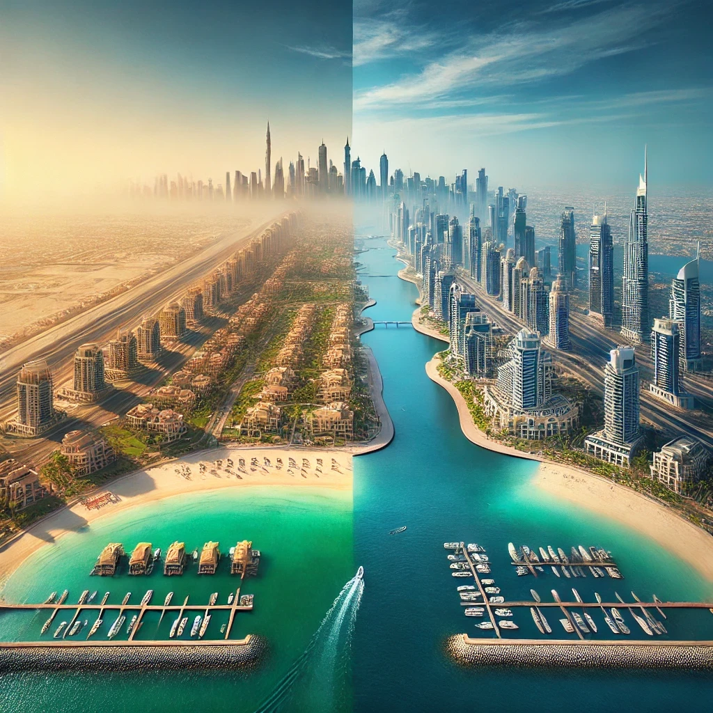 Dubai’s Real Estate Debate: Waterfront vs City View Properties