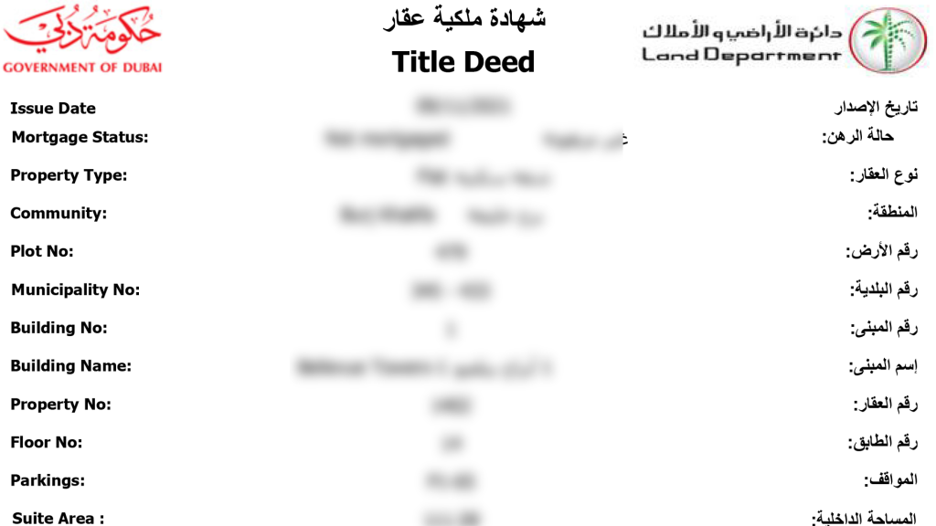 Everything You Need to Know About Title Deeds in Dubai